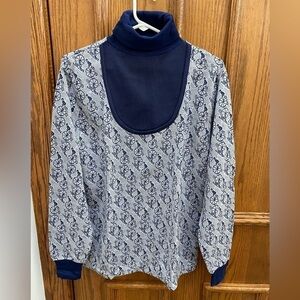 80’s vintage men’s turtleneck with Bicycles